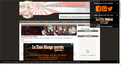 Desktop Screenshot of lazonemanga.fr